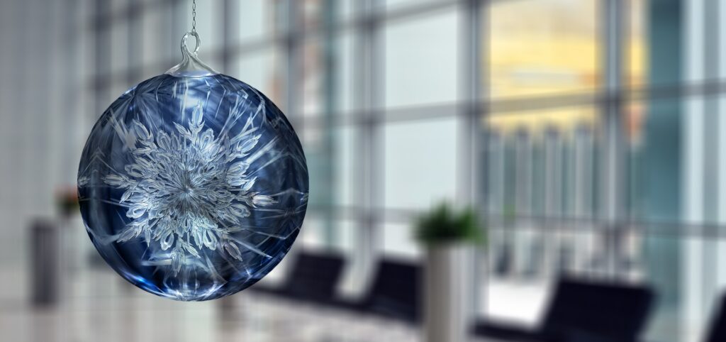 A Christmas bauble