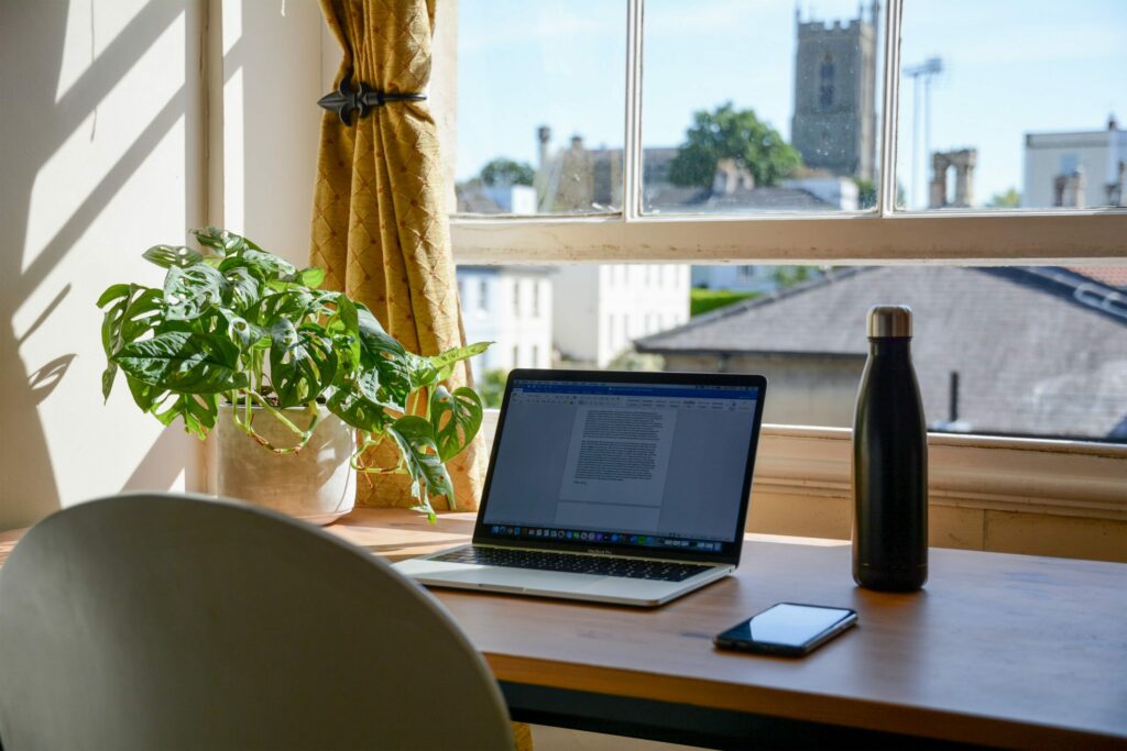 An at home office
