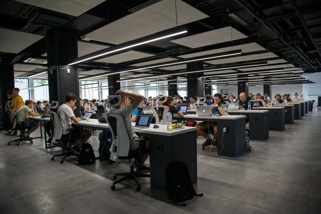A large office
