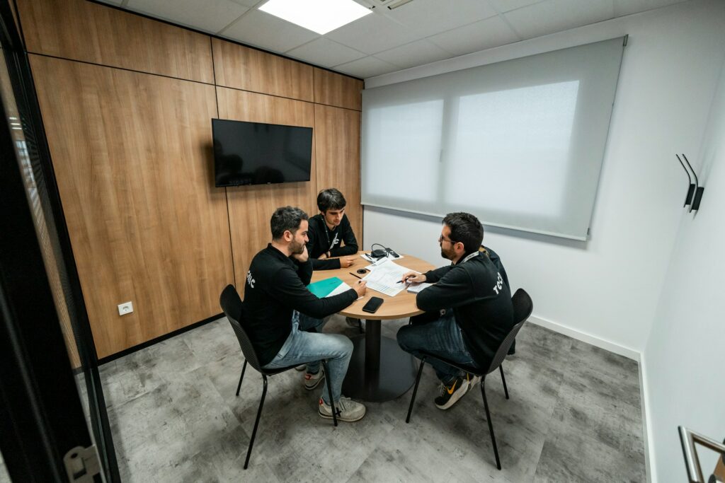people in meeting room